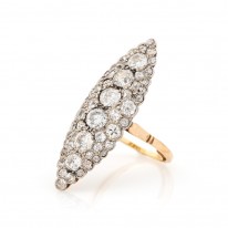 Antique Style 3 Stone Ring
