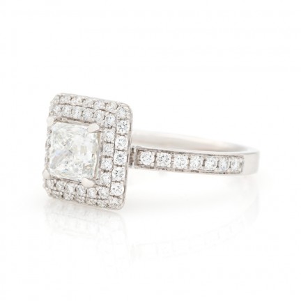 Pave Double Halo Ring